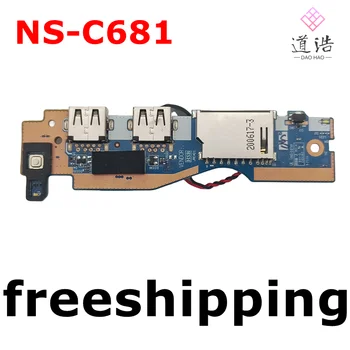 NS-C681 для Lenovo Ideapad 5-15IIL05 Плата питания USB SD с кабелем GS557 NS-C681 протестирована на 100%, полностью работает