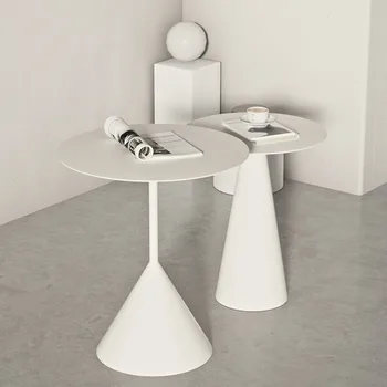 Эстетичный Роскошный журнальный столик Минималистичная Металлическая спальня Сад Прихожая Прихожая Круглый чайный столик Мебель для спальни Nordic Mesa