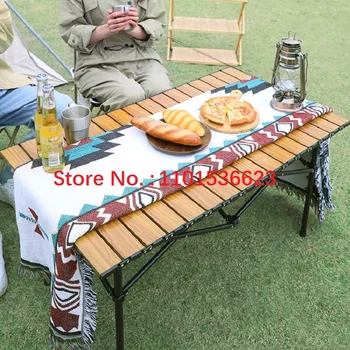 Уличный складной стол, Портативный ультралегкий походный стол, Походный стол, стул, Переносной стол для пикника из дерева