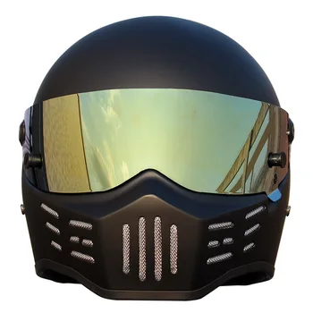 Мотоциклетный шлем из стекловолокна с полным лицом.Подходит для мотоциклов Harley, картинга и велосипедных защитных шлемов ATV-8