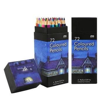 Водорастворимый Маслянистый цветной карандаш для рисования, 12/24/36/72 цвета, 3 мм Шестигранный стержень, Минеральный карандаш для заправки