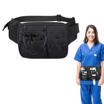 Поясная сумка для медсестры, поясная сумка, чехол для медсестры, ножницы, набор инструментов для ухода, профессиональная сумка для медсестры, поясная сумка для медсестры с несколькими отделениями