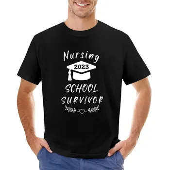 Футболка для выживших в школе медсестер, быстросохнущая футболка, футболка blondie, белые футболки для мальчиков, мужские футболки с графическим рисунком, забавные