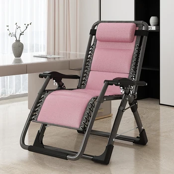 Кресло с откидной спинкой Складной Шезлонг для отдыха на домашнем Балконе Офисный шезлонг Кушетка Ленивые Подоконники Индивидуальная мебель QF50TY
