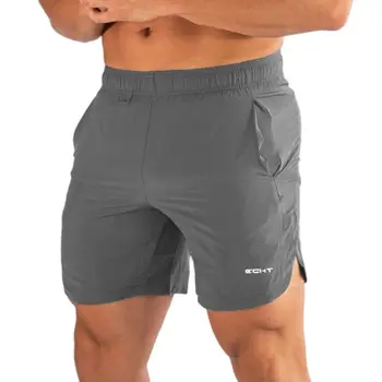 Повседневные быстросохнущие шорты Мужские Летние Спортивные штаны для бега Тренажерный зал Фитнес Бодибилдинг Бермуды Мужские спортивные штаны для бега