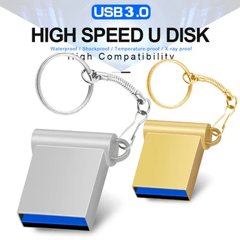 Мини-USB-накопитель Реальной емкости Pen Drive 16GB 32GB 64GB Высокоскоростной Usb-накопитель 3.0 Flash Drive Pendrive флешка 128 ГБ