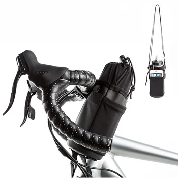 1 шт. Велосипедная передняя сумка для чайника, держатель для хранения бутылок для воды на руле спортивного велосипеда на открытом воздухе