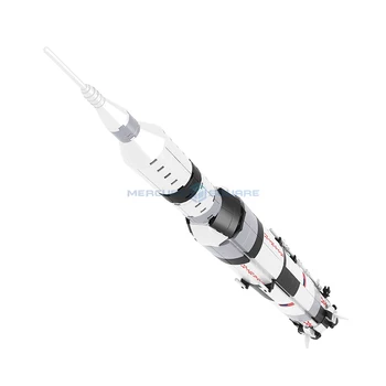 Аэрокосмическая модель Apollo Saturn V MOC Строительные блоки Идеи космической ракеты Кирпичи Развивающая игрушка для детей на День рождения Рождественский подарок